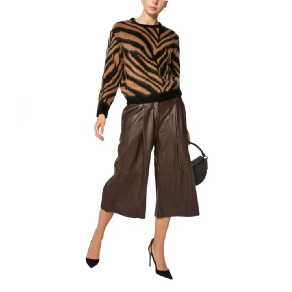 KARL LAGERFELD Paris Zebra Print Knitted Oversized Fit Sweater Pullover Size L - Picture 7 of 7